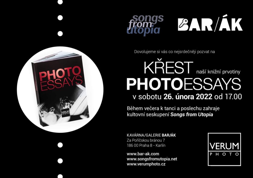 SFU Bar/ák VERUM PHOTO book release Photoessays Prague 26.02.2022