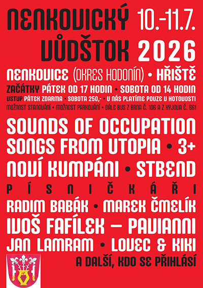 SFU Nenkovský Vůdštok Festival Nenkovice 2026 CZ 11.07.2026